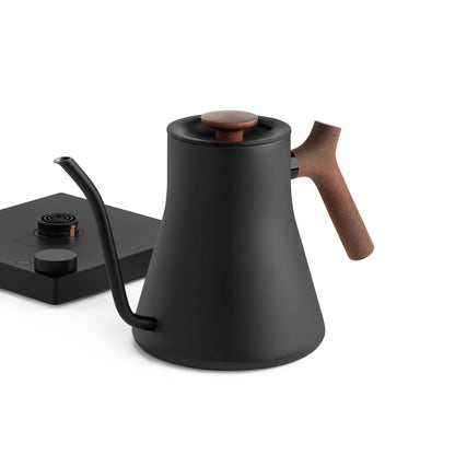 Fellow Stagg EKG Pro Electric Kettle - Matte Black w/ Walnut